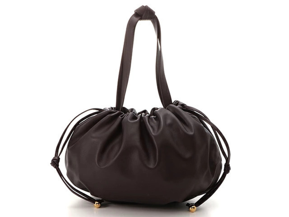 BOTTEGA VENETA The Parv Shoulder Bag Grape Calfskin